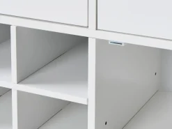 Clearance Szafka z półką na wino LUCASTON Biały Szafki I Komody|Szafki I Komody