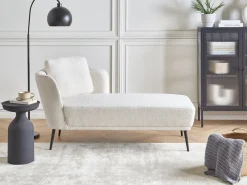 Outlet Szezlong ARTHEZE Boucle Złamana biel Szezlongi|Wszystkie Sofy
