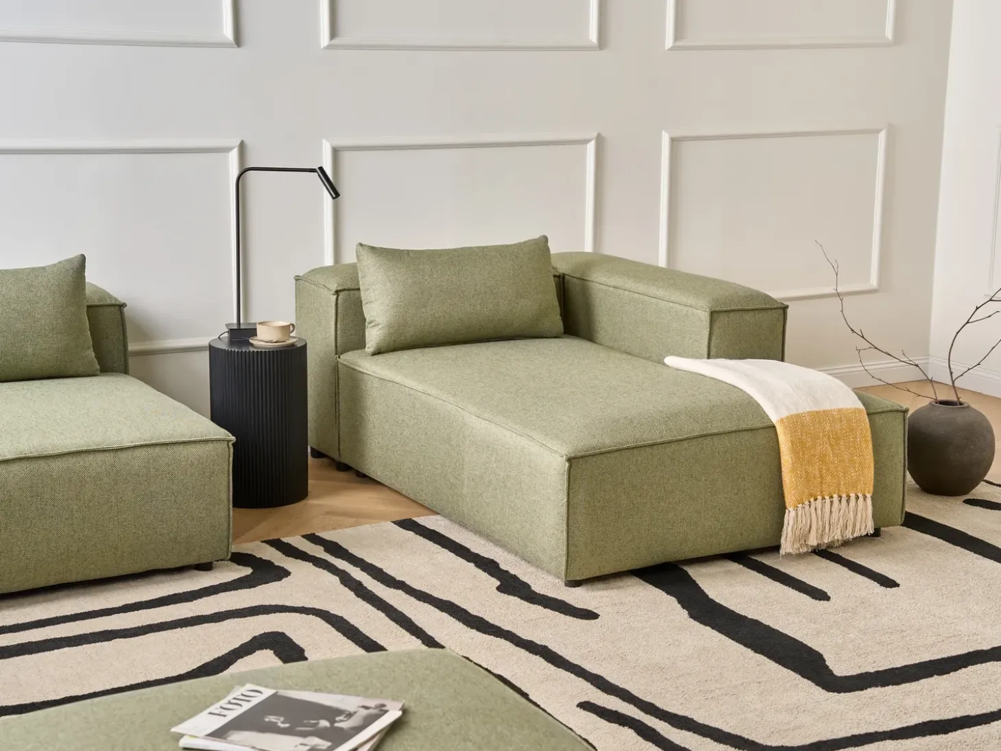 Outlet BRANDE Jasno Szezlongi|Sofy Modułowe