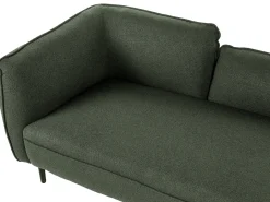 Clearance Szezlong CHEVANNES Boucle Ciemnozielony Szezlongi|Wszystkie Sofy