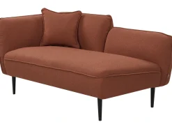 Outlet Szezlong CHEVANNES Boucle Bordowy Szezlongi|Wszystkie Sofy