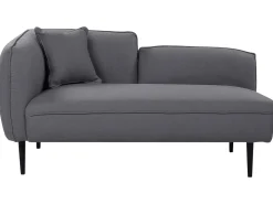 Sale Szezlong CHEVANNES Boucle Ciemnoszary Szezlongi|Wszystkie Sofy