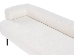 Outlet Szezlong MIRMANDE Boucle Złamana biel Szezlongi|Wszystkie Sofy