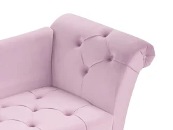Discount Szezlong NANTILLY Welur Jasno Szezlongi|Wszystkie Sofy