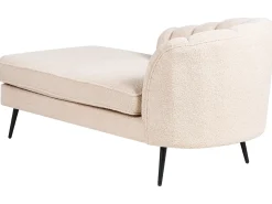 Clearance Szezlong prawostronny ALLIER Boucle Jasnobeżowy Szezlongi|Wszystkie Sofy