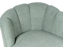 Clearance Szezlong ALLIER Boucle Zielony Szezlongi|Wszystkie Sofy