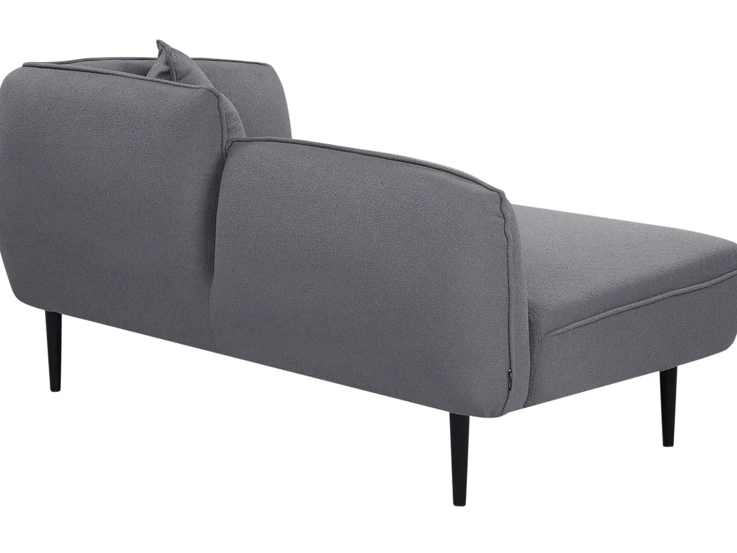 Discount Szezlong CHEVANNES Boucle Ciemnoszary Szezlongi|Wszystkie Sofy