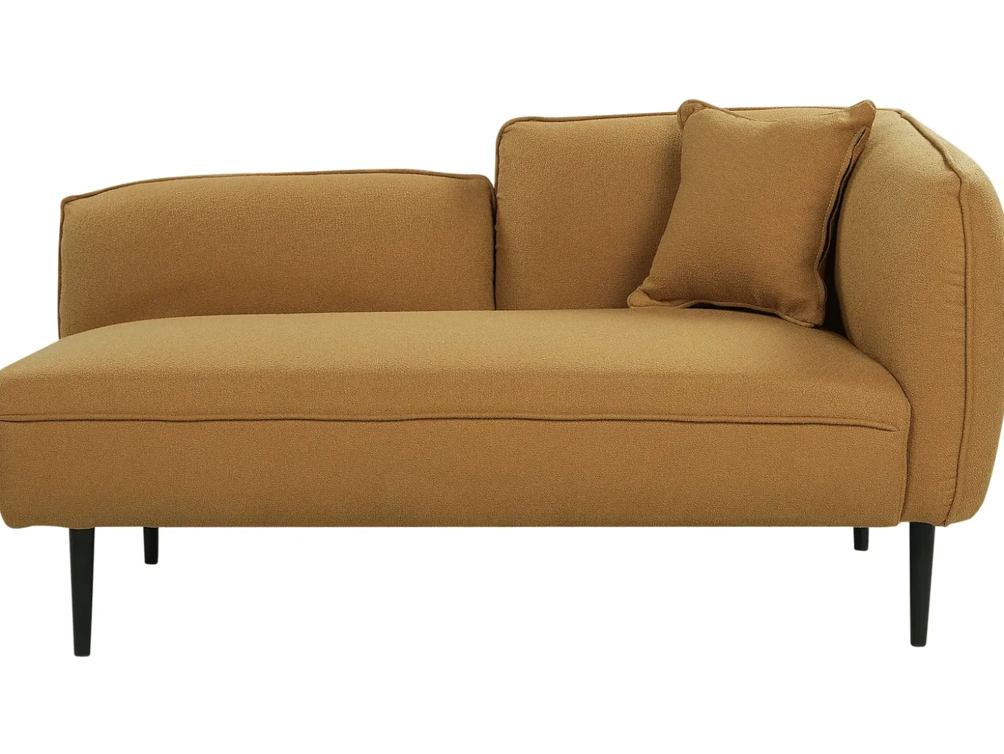 Discount Szezlong CHEVANNES Boucle Musztardowy Szezlongi|Wszystkie Sofy