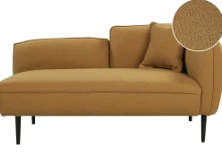 Discount Szezlong CHEVANNES Boucle Musztardowy Szezlongi|Wszystkie Sofy
