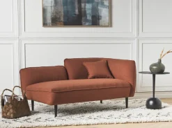 Clearance Szezlong CHEVANNES Boucle Bordowy Szezlongi|Wszystkie Sofy