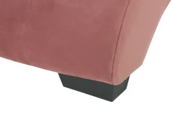 New Szezlong SIMORRE Welur Pastelowy róż Wbudowany głośnik Bluetooth Szezlongi|Wszystkie Sofy