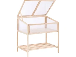 Szklarnia balkonowa ARANOVA Drewno jodłowe Jasnobrązowy 58 cm