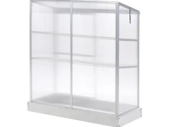 Szklarnia balkonowa LECCE Srebrny 59 cm