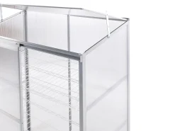 Szklarnia balkonowa LECCE Srebrny 59 cm