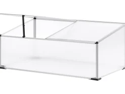 Szklarnia ogrodowa SERIFOS Srebrny 60 cm