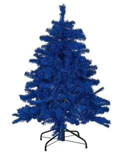 Sztuczna choinka świąteczna FARNHAM 120 cm Niebieski