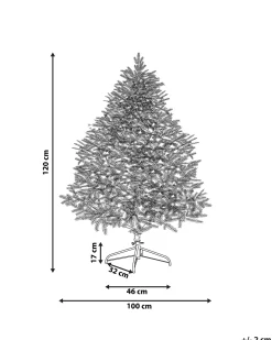 Sztuczna choinka świąteczna FARNHAM 120 cm Niebieski