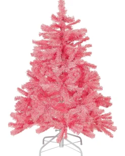Sztuczna choinka świąteczna FARNHAM 120 cm Różowy