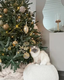 Sztuczna choinka świąteczna LED PALOMAR 180 cm Ciemnozielony