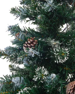 Sztuczna choinka świąteczna LED PALOMAR 120 cm Ciemnozielony