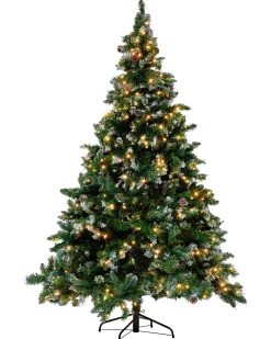 Sztuczna choinka świąteczna LED PALOMAR 210 cm Zielony