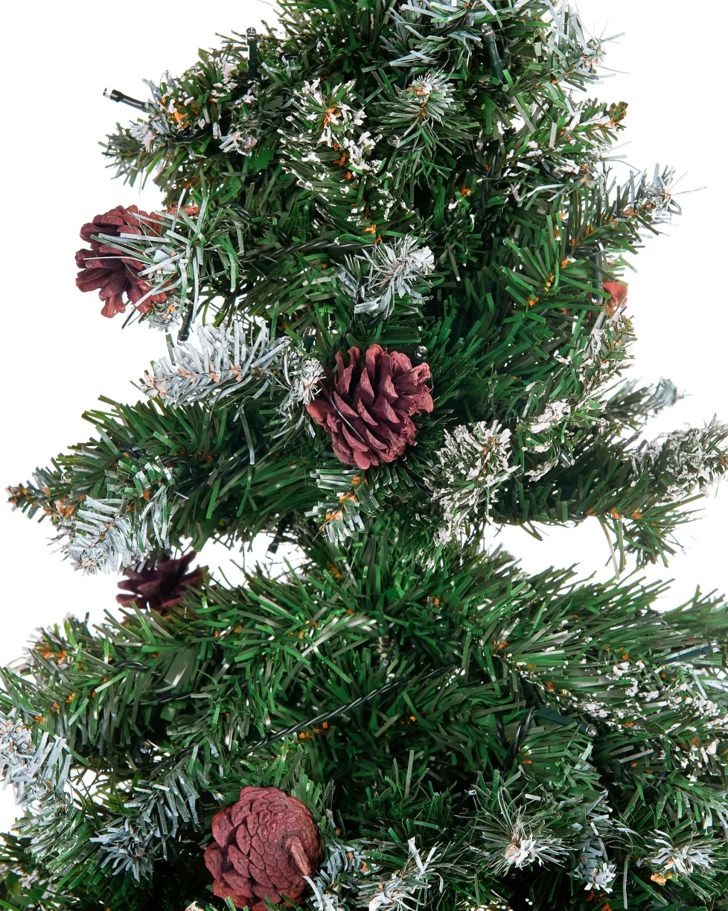 Sztuczna choinka świąteczna LED PALOMAR 210 cm Zielony