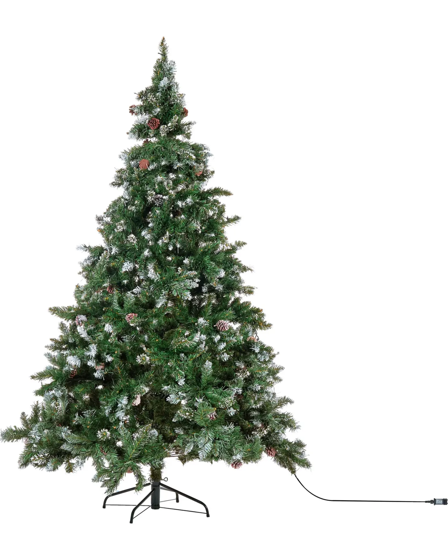 Sztuczna choinka świąteczna LED PALOMAR 210 cm Zielony
