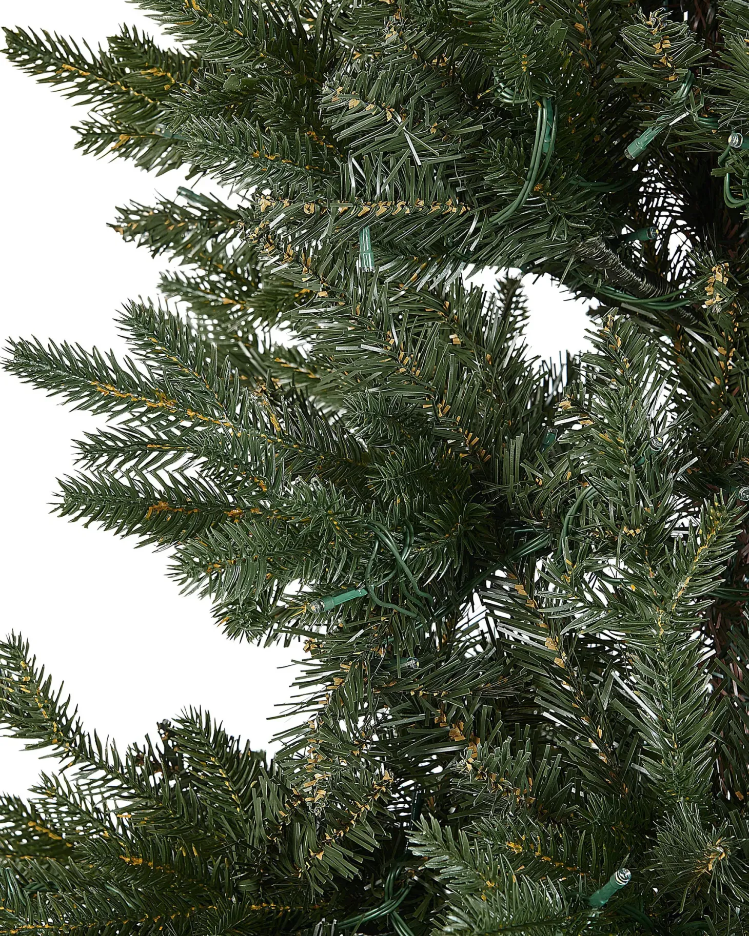 Sztuczna choinka świąteczna LED FIDDLE 210 cm Zielony