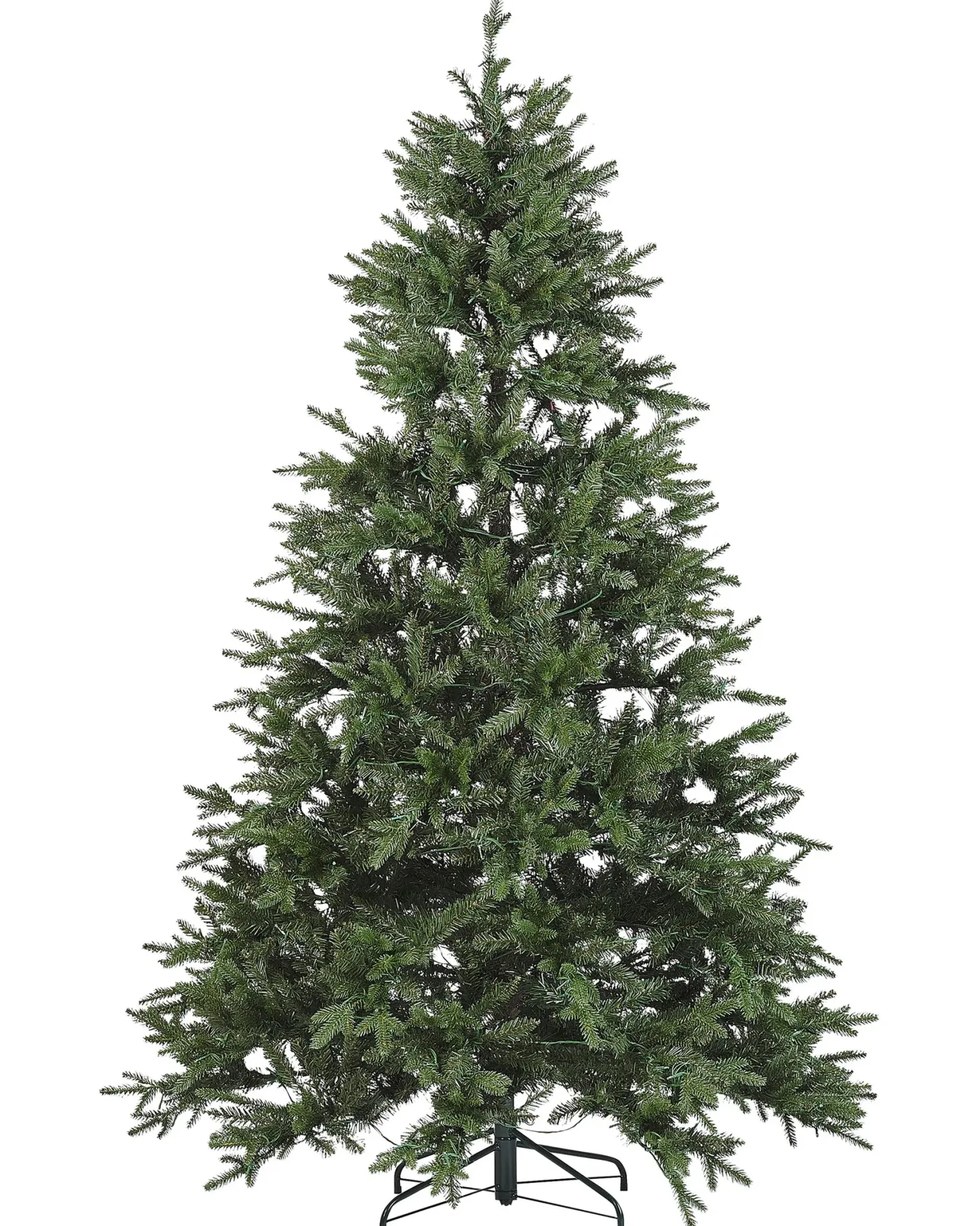 Sztuczna choinka świąteczna LED FIDDLE 210 cm Zielony