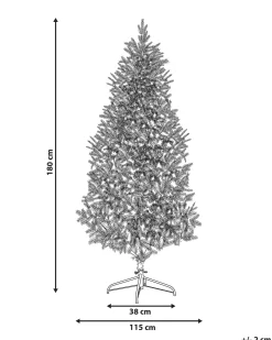 Sztuczna choinka świąteczna TALBOT 180 cm Biały