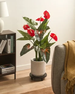 Sztuczna roślina ANTHURIUM 95 cm Zielony