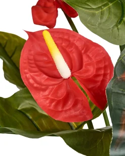 Sztuczna roślina ANTHURIUM 95 cm Zielony