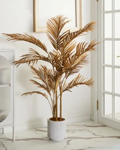 Sztuczna roślina ARECA PALM 160 cm Złoty