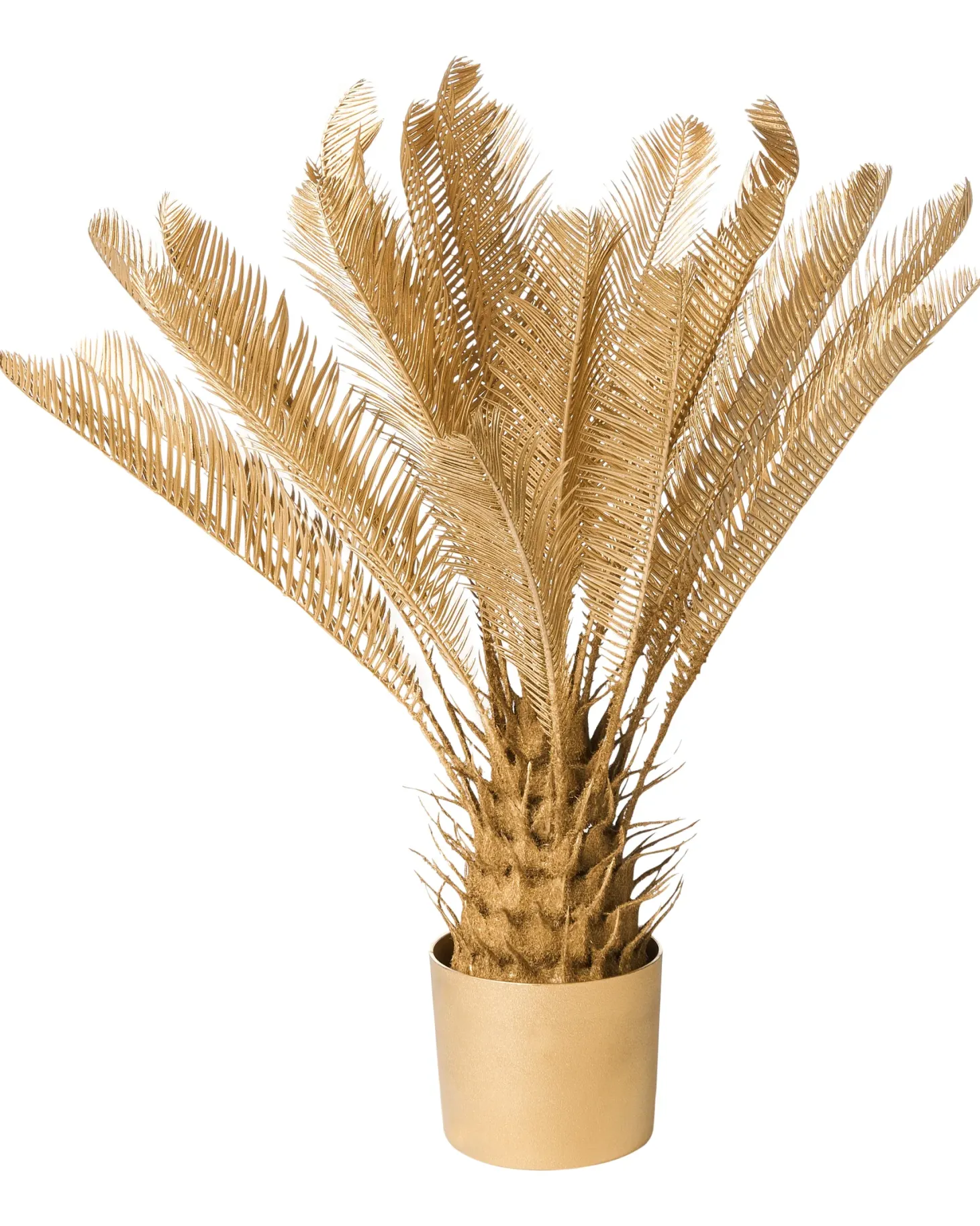 Sztuczna roślina ARECA PALM TREE 70 cm Złoty