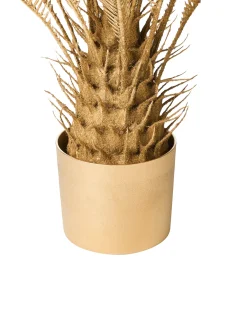 Sztuczna roślina ARECA PALM TREE 70 cm Złoty