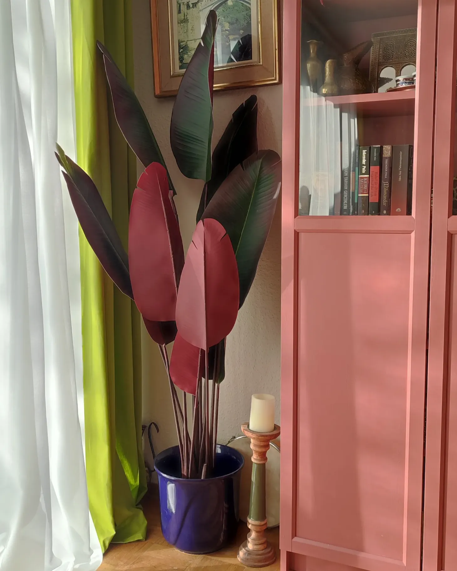 Sztuczna roślina BANANA TREE 163 cm Zielony