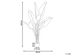 Sztuczna roślina BANANA TREE 163 cm Zielony