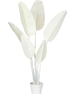Sztuczna roślina BANANA TREE 123 cm Biały