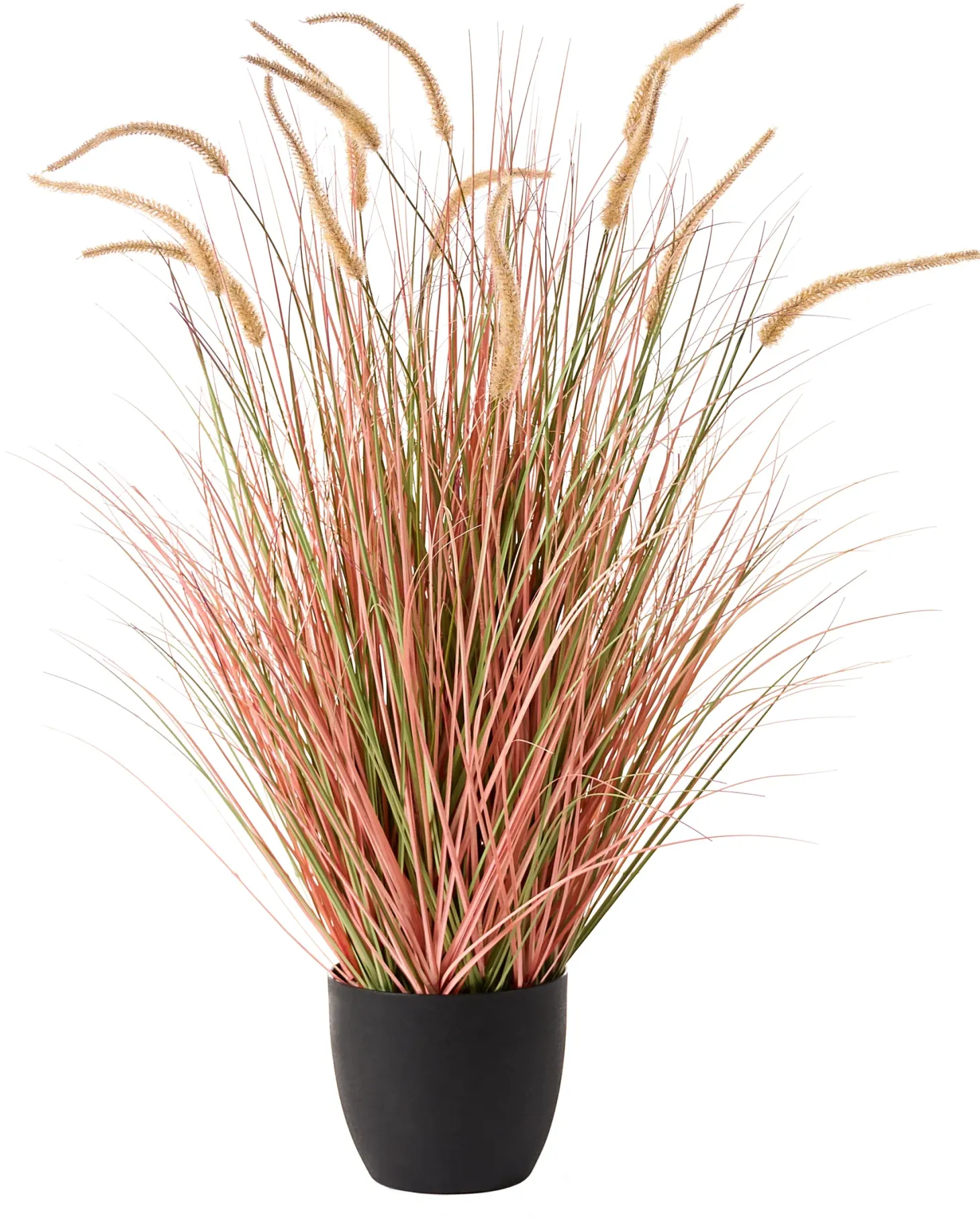Sztuczna roślina BRISTLEGRASS 120 cm Pomarańczowy