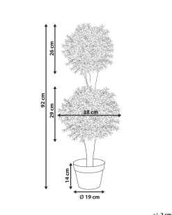 Sztuczna roślina BUXUS BALL TREE 92 cm Zielony