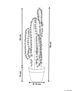 Sztuczna roślina CACTUS 78 cm Zielony