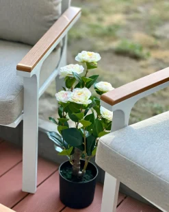 Sztuczna roślina CAMELLIA 60 cm Zielony