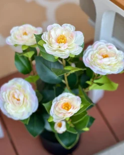 Sztuczna roślina CAMELLIA 60 cm Zielony
