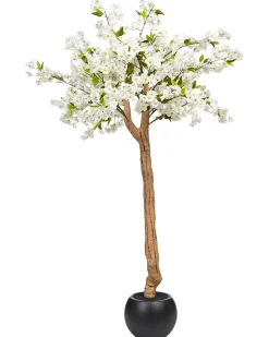 Sztuczna roślina CHERRY TREE 180 cm Biały