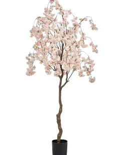 Sztuczna roślina CHERRY TREE 190 cm Różowy