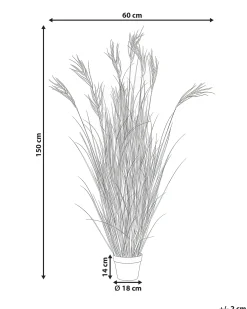 Sztuczna roślina CLAW FLOWER 150 cm Zielony