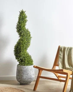 Sztuczna roślina CYPRESS SPIRAL TREE 126 cm Zielony