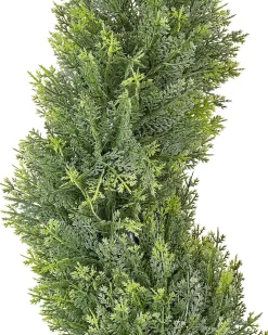 Sztuczna roślina CYPRESS SPIRAL TREE 126 cm Zielony