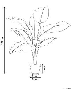 Sztuczna roślina DIEFFENBACHIA 122 cm Zielony