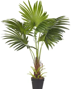 Sztuczna roślina FAN PALM 100 cm Zielony